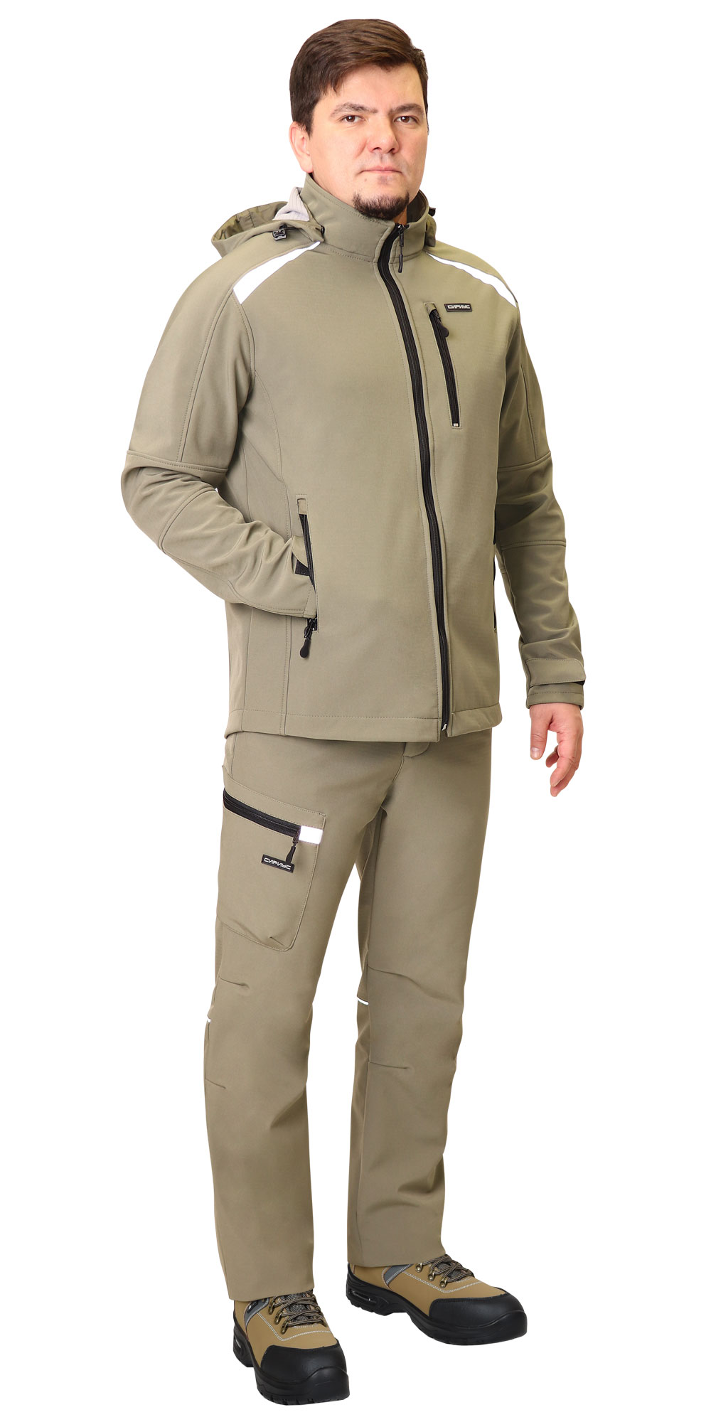  Куртка "Спейс" софтшелл олива