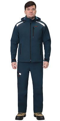  Куртка "Спейс" софтшелл морская волна