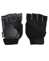 Перчатки антивибрационные "Vibro proff 002" (обрезанные пальцы, кожа,аэропрен) р.  8.9.10.