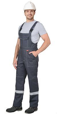  Полукомбинезон из антиэлектростатической ткани, серый с СОП МВО