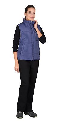  Жилет "SNOW" цв.индиго