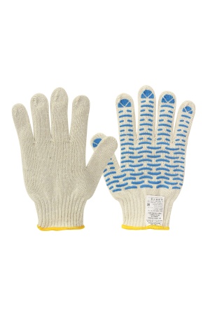 Купить Перчатки х/б с ПВХ покрытием "ВОЛНА", 10 класс, вес 44-46гр.ручной оверлок от 110.00  тенге