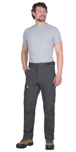 Купить Брюки "Спейс" софтшелл т.серые от 19530.00  тенге