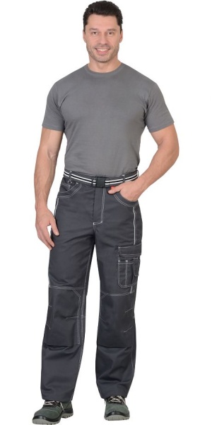  Брюки "Престиж" т. серый