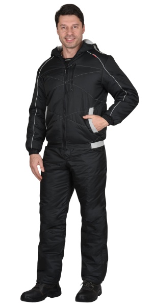 Костюм "ИМИДЖ" куртка,брюки черный