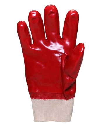 Купить Перчатки "РЕДКОЛ" (основа джерси-100% хлопок, ПВХ покрытие красного цвета),р.  L,XL, в уп.120пар от 599.00  тенге