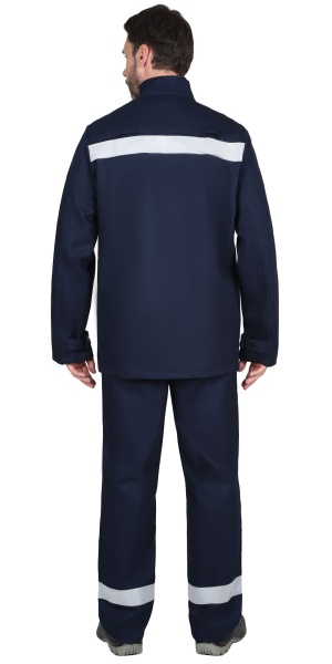 Купить Костюм сварщика "ГЕРКУЛЕС" летний: куртка, брюки  темно-синий и СОП от 32028.00  тенге