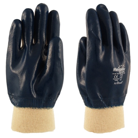 Купить Перчатки "ТЕХНИК РП" TN-03  (нитрил, джерси-100%, манжет трикотажный, дл.270мм) Manipula от 1406.00  тенге