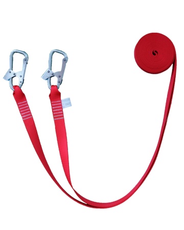 Купить Строп А  из ленты 20 м с двумя монтажными карабинами (х10) от 7811.00  тенге