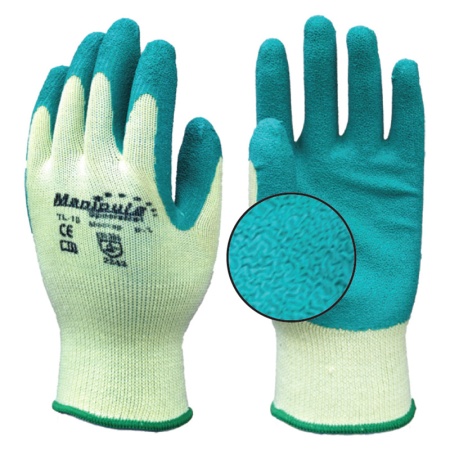 Купить Перчатки "МАСТЕР" TL-10 аналог Хедмен (хл. +п/э с покрытием губчатый латекс,10-й кл. вязки) от 1218.00  тенге