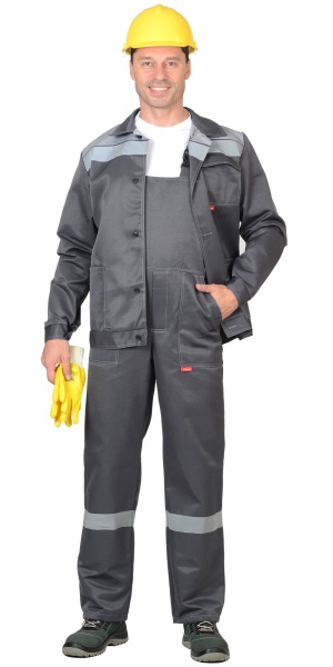 Купить Костюм "Сити" : куртка .,п/к т.серый со св. серым СОП 50 мм от 8364.00  тенге