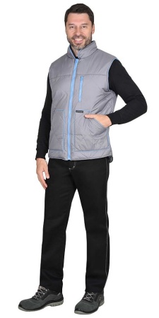 Купить Жилет "ЕВРОПА" удлиненный (на подкладке флис) стальной от 6830.00  тенге