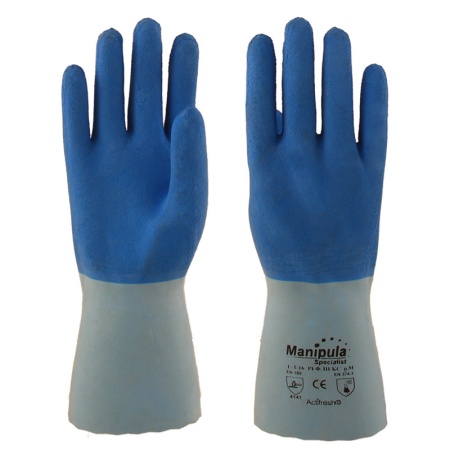 Купить Перчатки  "Рефлекс" L-T-16, латексные, толщина 1,4мм, длина 300мм, интерлок от 1998.00  тенге