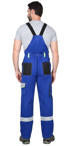 Купить Костюм "ПОЛИНОМ" куртка, п/к василек с черным и СОП 50 мм от 19845.00  тенге