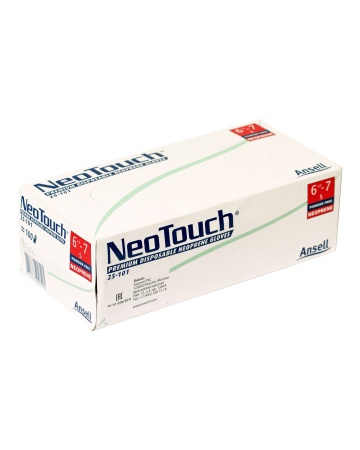 Купить Перчатки "НЕОТАЧ" (25-101) неопреновые, неопудренные  (уп. 50пар, цена за пару) от 487.00  тенге