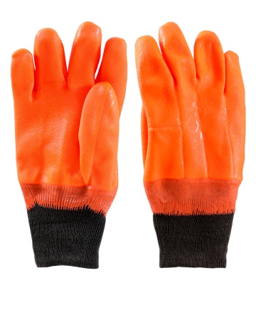 Купить Перчатки утепленные "ВИНТЕРЛЕ Оранж РП" двойное ПВХ, утепл. х/б ткань с начесом, манжета от 1610.00  тенге