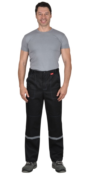 Купить Костюм "МЕХАНИК" куртка, брюки черный с васильковым и СОП от 11760.00  тенге