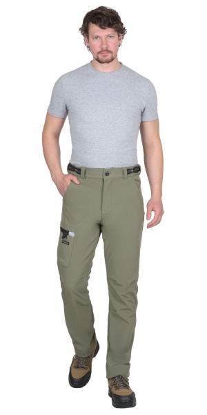  Брюки "Спейс" софтшелл олива ТА