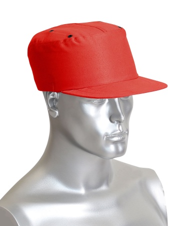 Купить Каскетка красная ткань верха х/б 65%,п/э 35%, пл.200гр/м3 (уп.х10х60) от 1540.00  тенге