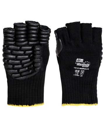 Купить Перчатки "Вибрест" 1121-FC, антивибрационные, без верхних фаланг, хлопок,  неопрен от 8772.00  тенге