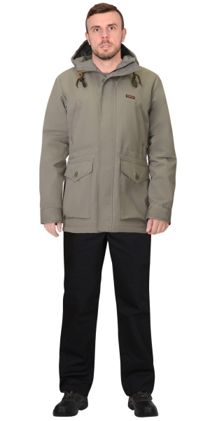  Куртка "ГОРЧУК" демисезонная, св.олива (подкладка флис) (ЧЗ)