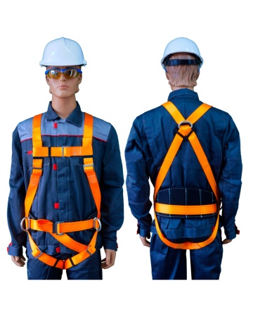 Купить Удерживающая  привязь УСП 2 Ж 4 с наплеч. и набедр. лямками,двумя элем. крепления стропа  (х10) от 4560.00  тенге