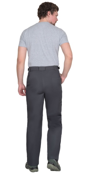 Купить Брюки "ФАВОРИТ-РОСС" темно-серые с контрастной отстрочкой от 8976.00  тенге