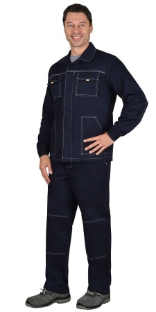 Купить Костюм "Труд" куртка, брюки 100% х/б, пл. 270 г/кв.м от 19215.00  тенге