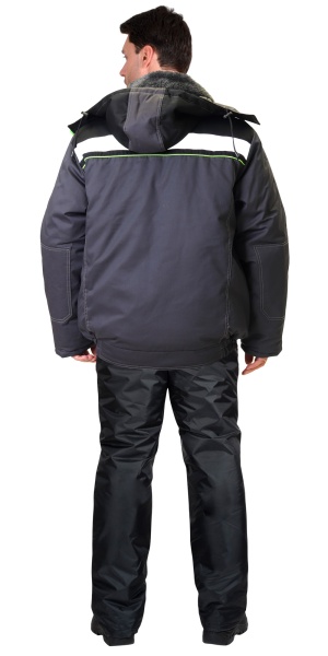 Купить Куртка "ФАВОРИТ" зим. кор. цвет, т.серый с черным мех. ворот, СОП 50 мм от 11140.00  тенге