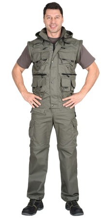 Купить Костюм "Тигр" куртка, брюки (тк. Rodos 245) Оливковый от 23760.00  тенге