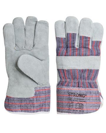 Купить Перчатки утепленные спилковые комбинированные "ТАЙГА"  на искусственном меху (свиной спилок) от 1392.00  тенге