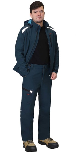  Костюм "Спейс" софтшелл морская волна