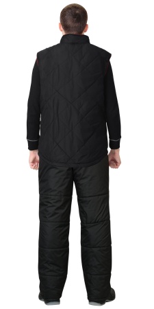 Купить Жилет "СИРИУС-ЕВРОПА" удлиненный (на подкладке флис) черный от 6660.00  тенге