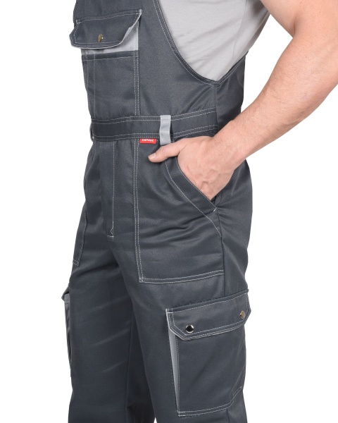 Купить Костюм "ТИТАН" куртка, п/к серый со св.серым и СОП и лимонным кантом от 14700.00  тенге