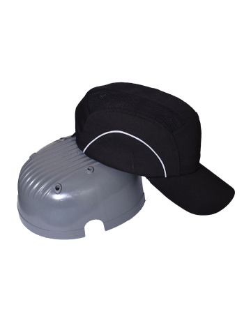 Купить Каскетка-бейсболка защитная черная комбинированная (сетка,св.отраж.элементы) от 1671.00  тенге