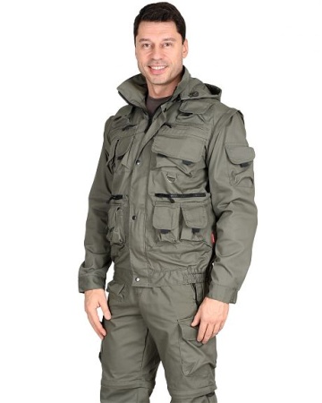 Купить Костюм "Тигр" куртка, брюки (тк. Rodos 245) Оливковый от 23760.00  тенге