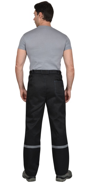 Купить Костюм "МЕХАНИК" куртка, брюки черный с васильковым и СОП от 11760.00  тенге