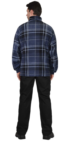 Купить Куртка флисовая рисунок синий (клетка) (распродажа) от 2940  тенге