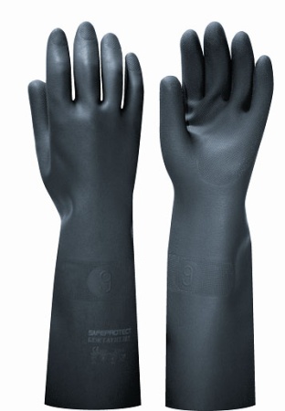 Купить Перчатки "БЛЭК ГАУНТЛЕТ" без хлопкового слоя, толщ.0,80мм,дл.450мм.) от 2300.00  тенге