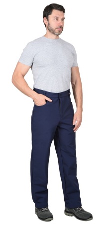 Купить Брюки "Азов" синий софтшелл пл. 350 г/кв.м от 11235.00  тенге