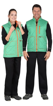 Купить Жилет "ЕВРОПА" удлиненный (на подкладке флис) зеленое яблоко от 7000.00  тенге