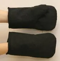 Рукавицы утеплённые (диагональ, иск. мех)