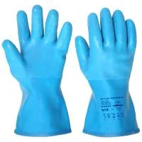 Перчатки утепленные "ВИНТЕРЛЕ ЛЮКС" р.  8,9,10 (ПВХ,NBR, акриловый утеплитель, длина 30 см)