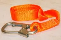 Строп А  из ленты 1,5м с монтажным карабином и крепежной петлей  (х30)