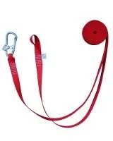 Строп А из ленты 10 м с монтажным карабином и крепежной петлей  (х20)