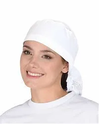  Колпак с сеткой белый