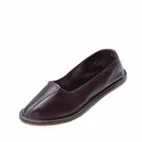 Тапочки на кожаной подошве